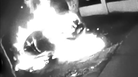 Arsonist sets himself on fire....while setting car on fire