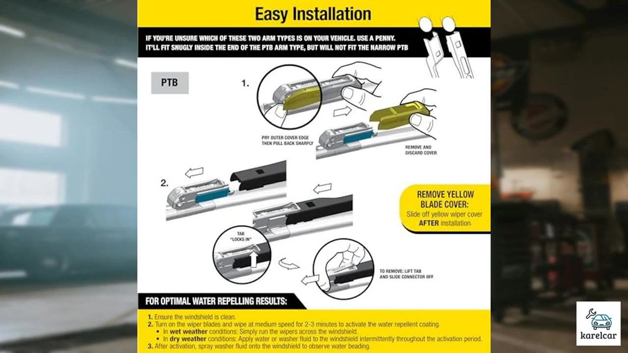 Rain-X 810197 Latitude 2-In-1 Water Repellent Wiper Blades