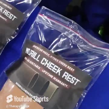 No Drill Cheek Rest at the gun show