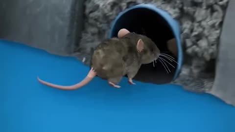 How Mice Get Into Your Toilet 🐭🚽 #science