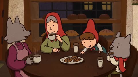 A best friend story of Red Junior and the Wolf