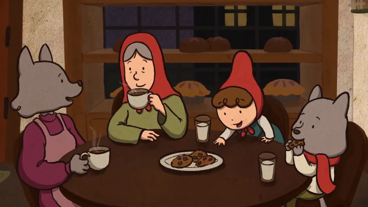 A best friend story of Red Junior and the Wolf