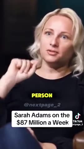 Sarah Adams: We Are Paying $40 Million A Week To Taliban Families For Attacking America