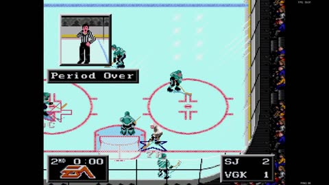 NHL '94 Franchise Mode 1991 Regular Season G61 - Len the Lengend (SJ) at NewJerseyKiller (VGK)