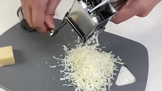 Stainless Steel Cheese Grater Hand Crank Rotary Blades Vegetable Chopper