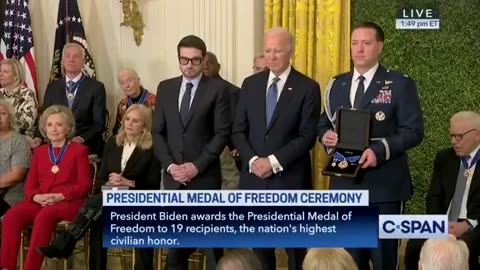 🚨 JUST IN: Joe Biden has just awarded George Soros the Presidential Medal of Freedom