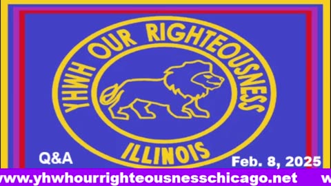 Sabbath with YHWH OUR RIGHTEOUSNESS Chicago [Saturday, February 15, 2025] 9:00 a.m. Central/10:00 a.m. Eastern (Jews are Edomites, descendants of Esau)