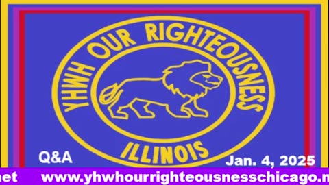 Sabbath with YHWH OUR RIGHTEOUSNESS Chicago [Saturday, February 15, 2025] 9:00 a.m. Central/10:00 a.m. Eastern (Jews are Edomites, descendants of Esau)