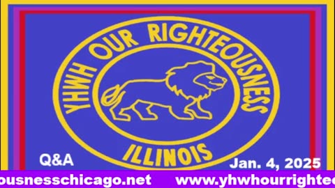 Sabbath with YHWH OUR RIGHTEOUSNESS Chicago [Saturday, February 15, 2025] 9:00 a.m. Central/10:00 a.m. Eastern (Jews are Edomites, descendants of Esau)