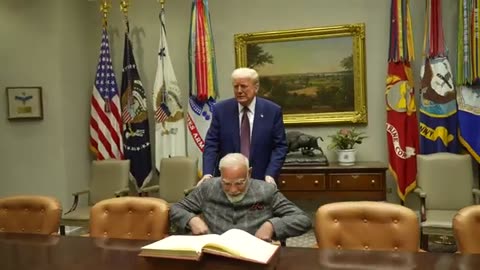 PM Modi and US President Trump at White House