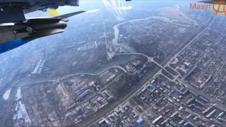 Incredible Footage from Ukrainian Su24 Fighter-Bomber