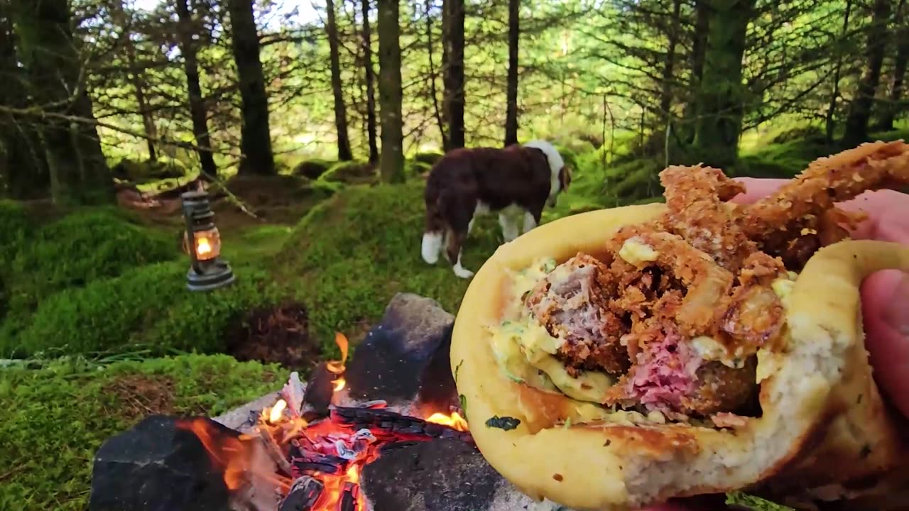 Crispy Steak Fries in the Wild 🌿 | Nature Sounds & Satisfying Crunch