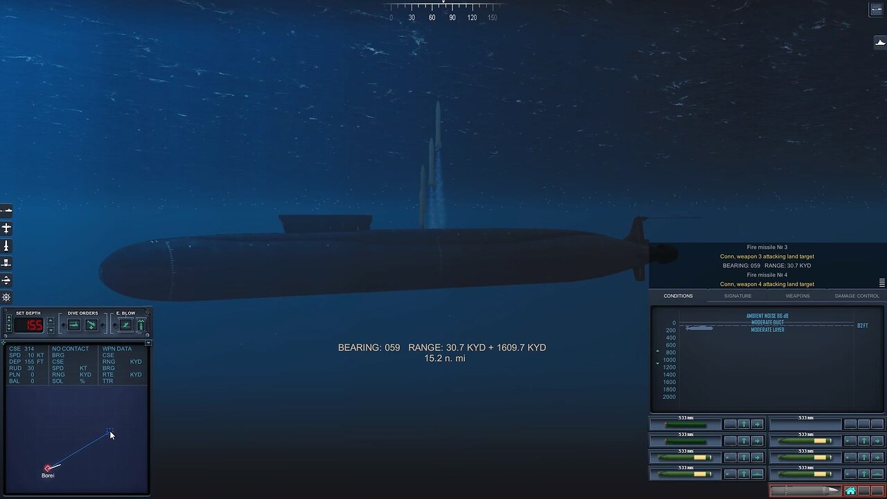 Nuclear Armageddon New Gen with Borei SSBN - Cold Waters with Epic Mod