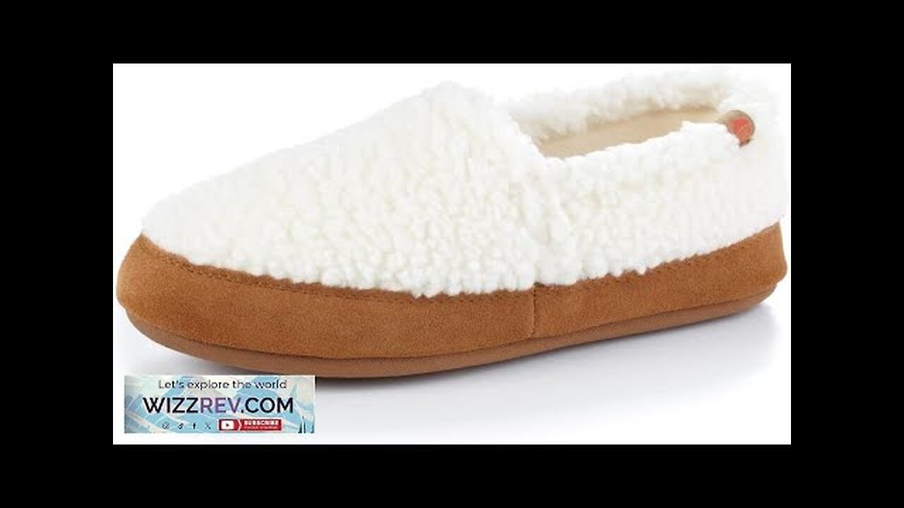 Acorn Women’s Moc Slippers with Comfortable Cloud-Like Feel Soft and Cozy Uppers Review