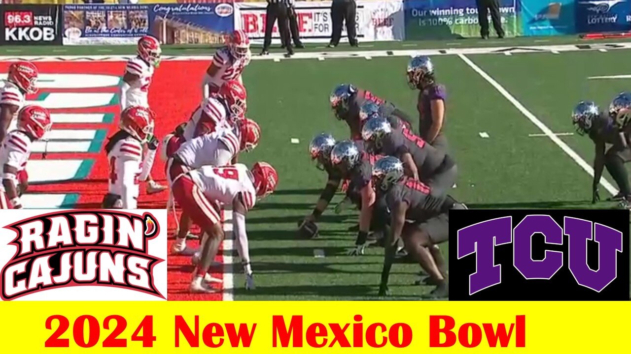 Louisiana vs TCU Football Game Highlights, 2024 New Mexico Bowl