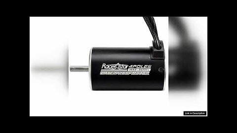 Racerstar 3660 Motor Brushless Waterproof Sensorless 1/8 1/10 RC Car Part 3800/3300/2600KV Review