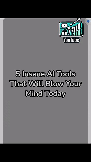Top 5 AI Tools That Feel Illegal to Use! 🤖🚀"