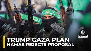 Hamas labelled Trump's proposal a 'recipe for creating chaos and tension in the region'