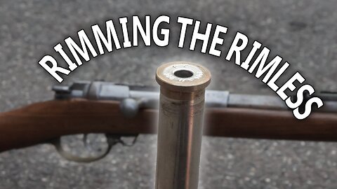 Adding a Rim to Rimless Cartridges