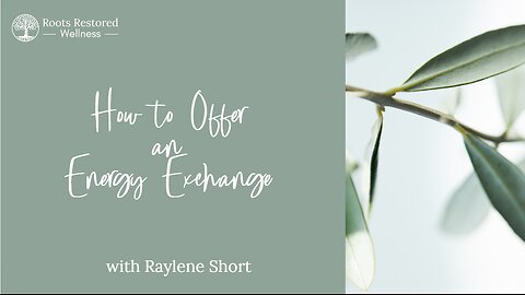 How to Offer an Energy Exchange QUANTUME HEALING