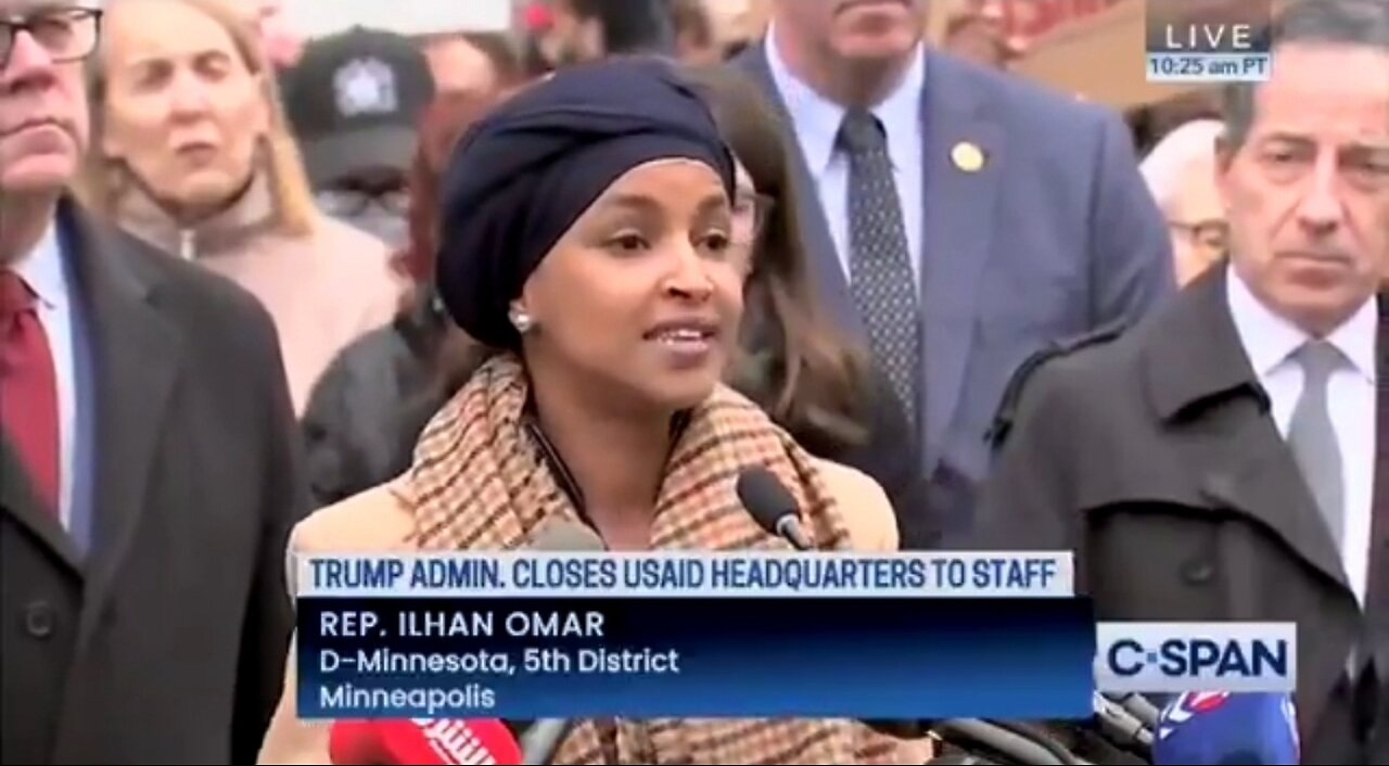 Rep Ilhan Omar: Closing USAID HQ Is A Constitutional Crisis