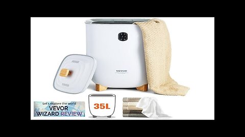 VEVOR 35L Large Towel Warmer Bucket with LED Screen Drying Fuction Review