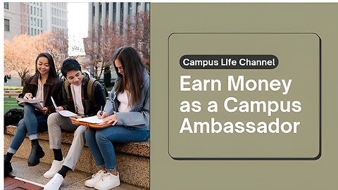 Earn money as a Campus Ambassador