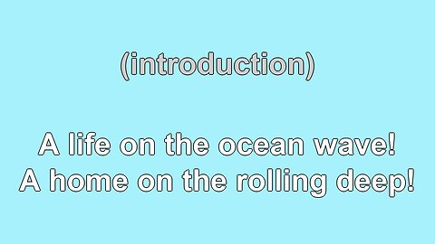 A Life on the Ocean Wave (1883)