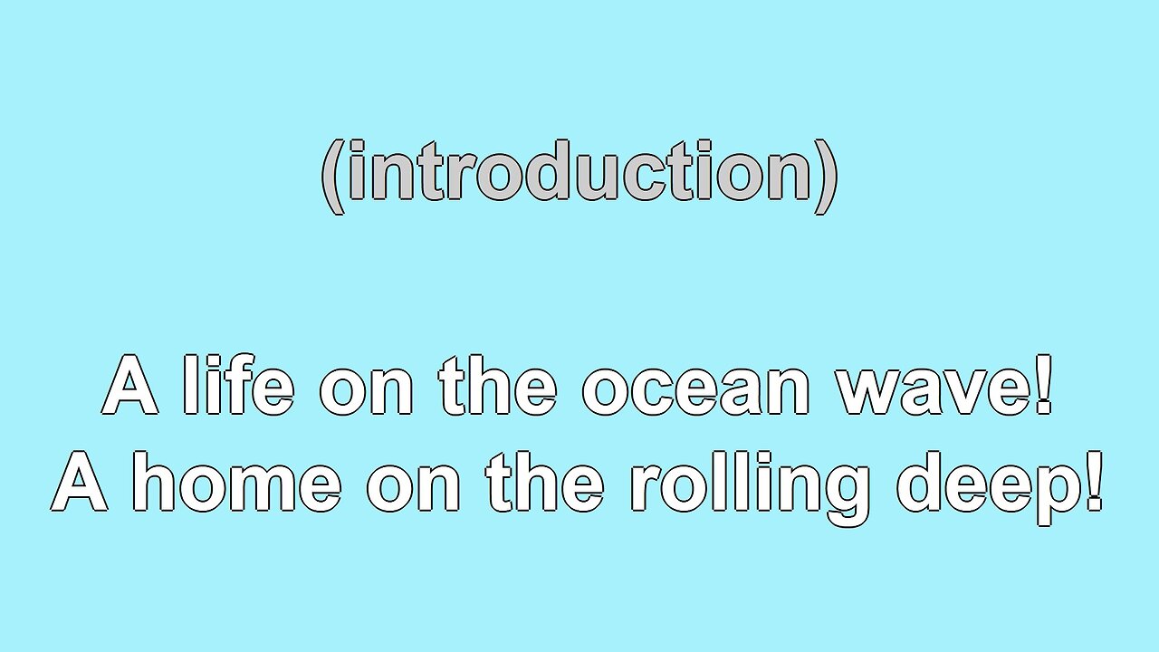 A Life on the Ocean Wave (1883)