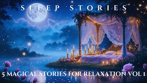 5 Magical Soothing Sleep Stories For A Calm Cozy Bedtime | With Storm Sounds