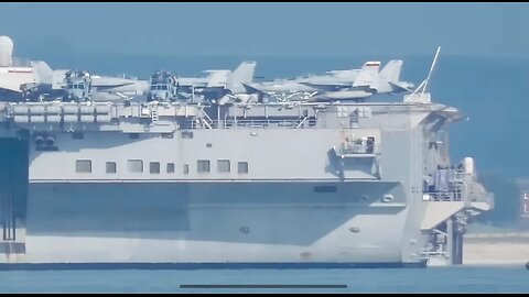 USS Jerald ford Portsmouth UK