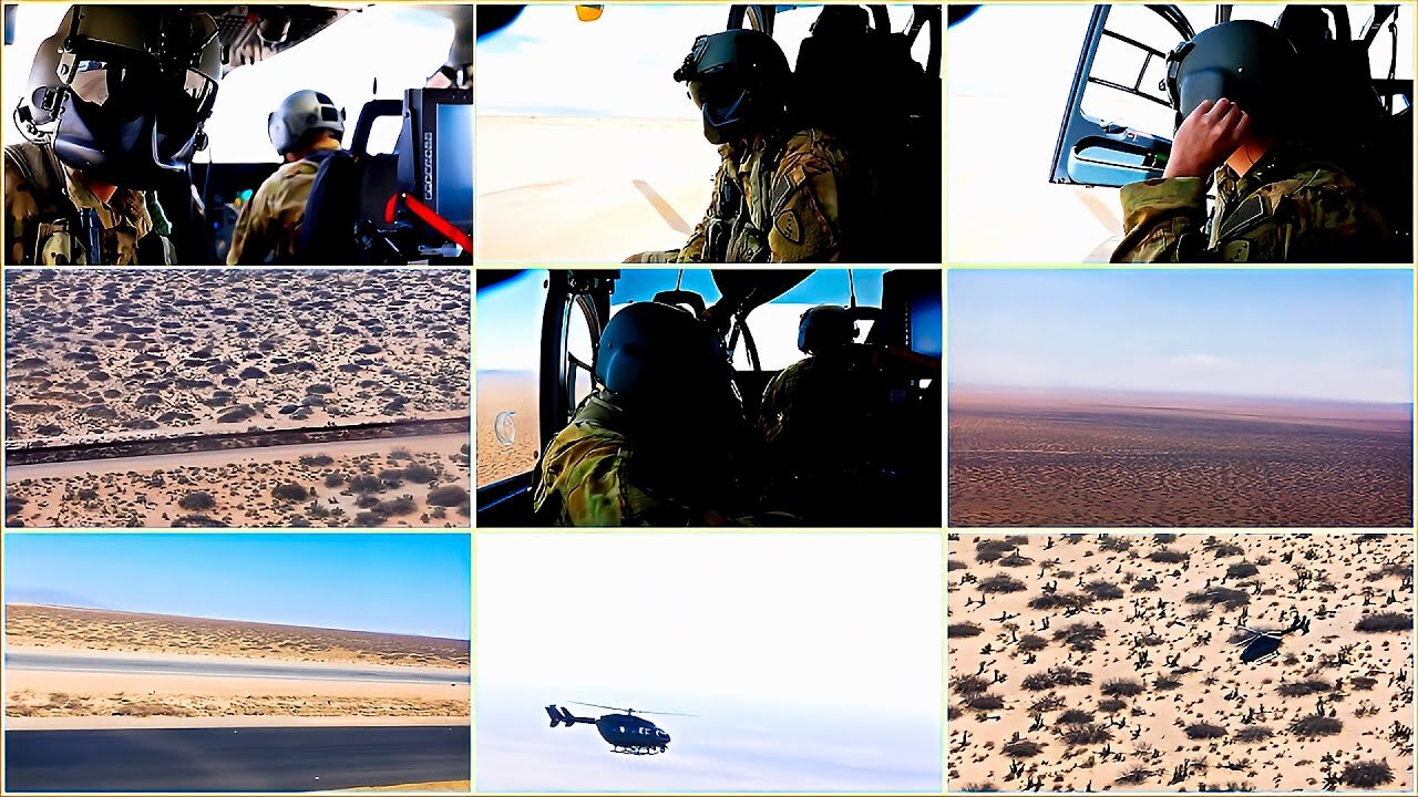 US Soldiers Patrol the Skies Above Dona Ana County❗