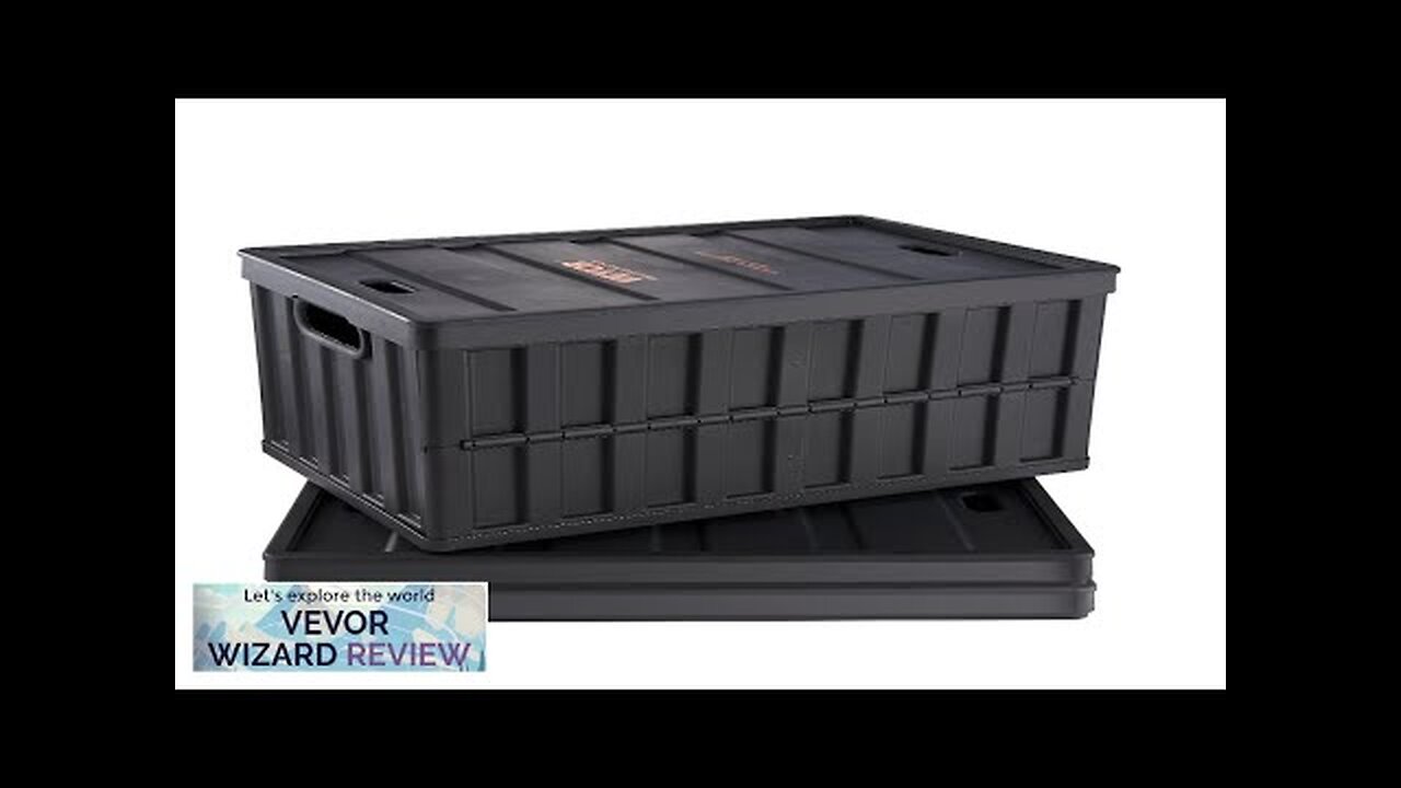 VEVOR Collapsible Storage Bins with Lids 65L 3 Packs Folding Plastic Stackable Review