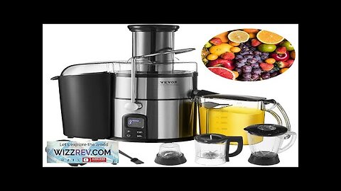 VEVOR Juicer Machine 850W Motor Centrifugal Juice Extractor Easy Clean Centrifugal Review