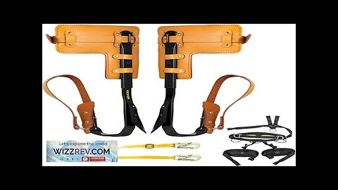 VEVOR Tree Climbing Spikes 3 in 1 Alloy Steel Adjustable Pole Climbing Review