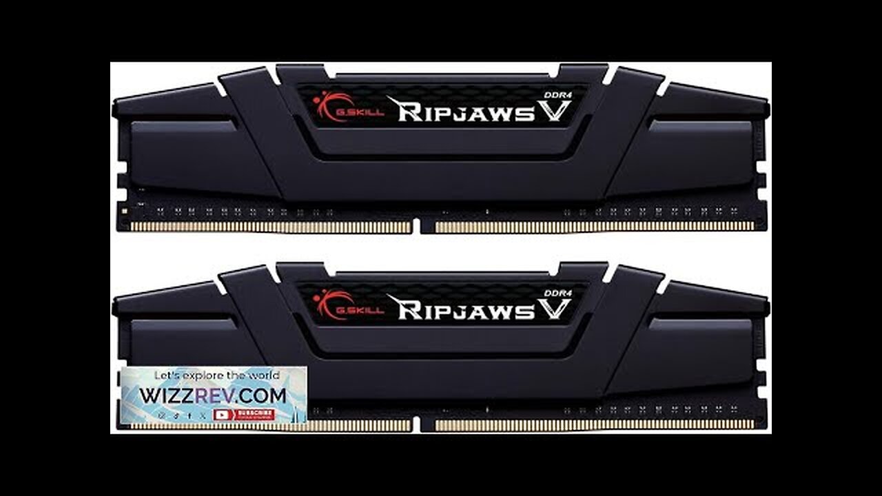 G.SKILL Ripjaws V Series (Intel XMP) DDR4 RAM 16GB (2x8GB) 3600MT/s CL16-19-19-39 Review