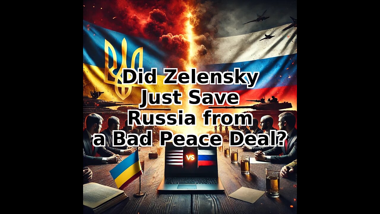 Did Zelensky's tantrum just save Russia from falling into a Western trap again