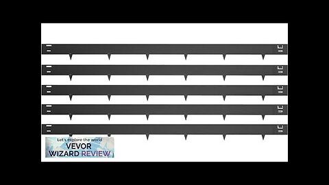 VEVOR Steel Lawn Edging 5PCS Metal Landscape Edging 3"x39" Garden Edging Border Review