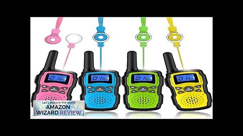 Wishouse Walkie Talkies for Kids 4 PackFamily Walky Talky Adults Childrens Radio Review