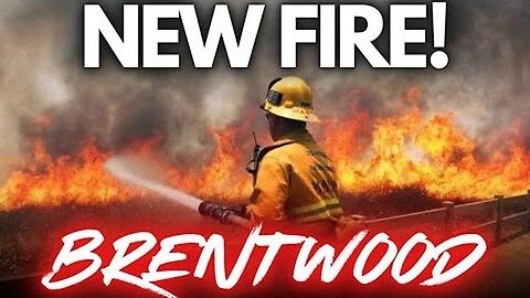 NEW FIRE!! BRENTWOOD. EVACUATIONS!! LOS ANGELES CALIFORNIA.