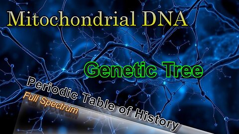 Mitochondrial DNA (mtDNA) and the Periodic Table of History (PTH)