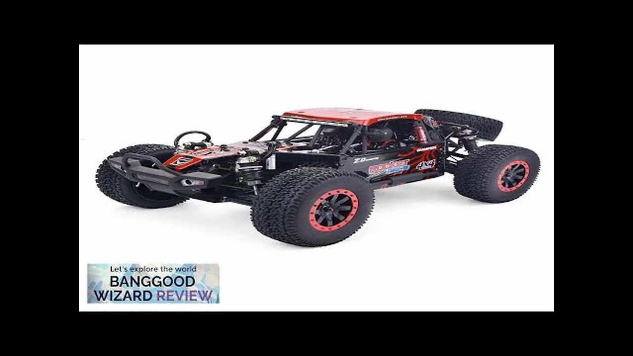 ZD Racing DBX 10 1/10 4WD 2.4G Desert Truck Brushed RC Car Review