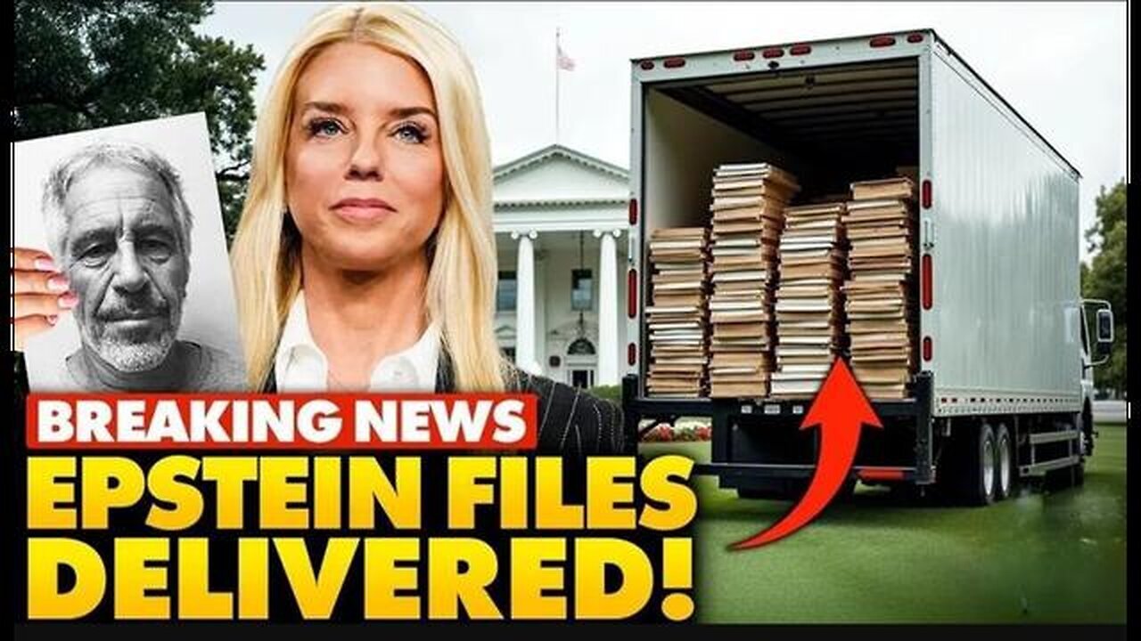 MUST SEE: Watch The Speech Tonight - Pam Bondi Receives All The Epstein Files Via Truckload