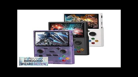 XGB35 3.5-inch IPS screen Retro Handheld Video Game Console Built-in 2000 Games Review