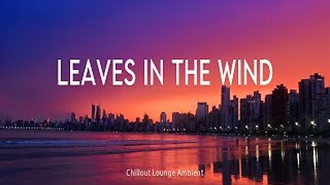 🎶 Leaves In The Wind ~ Chillout Lounge Ambient | Official Music Video 🍃