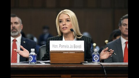 🚨 LIVE NOW - PAM BONDI SENATE CONFIRMATION HEARING DAY 2