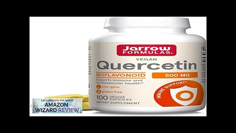 Jarrow Formulas Quercetin 500 mg Dietary Supplement Antioxidant Support for Cardiovascular Review