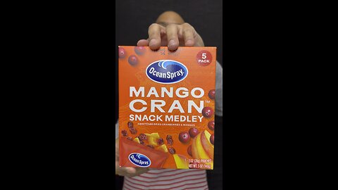 🥭 Ocean Spray Mango Cran Snack Medley fruit snacks 👍🏽