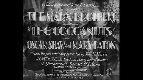 Marx Brothers - The Cocoanuts (1929)