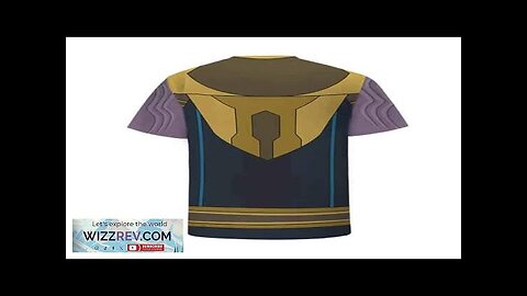 Marvel Powerful Thanos The Mad Titan Armor Cosplay T-Shirt Review